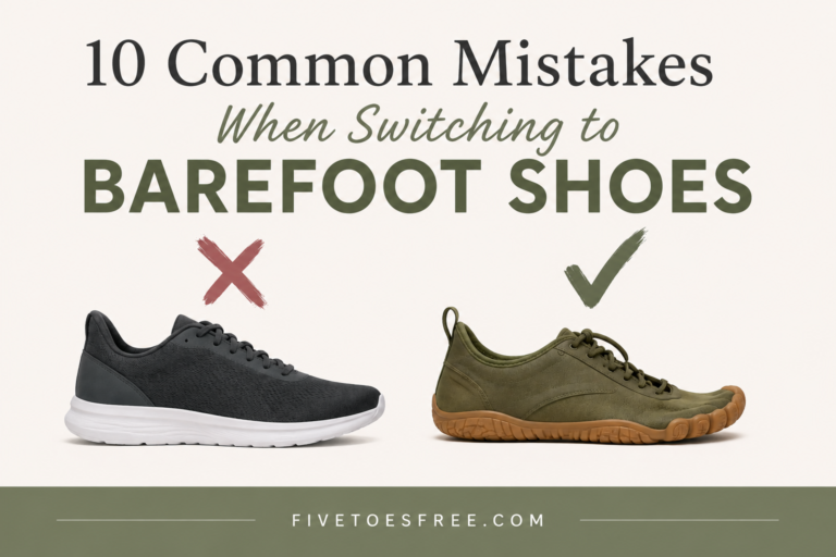 10 common mistakes when switching to barefoot shoes